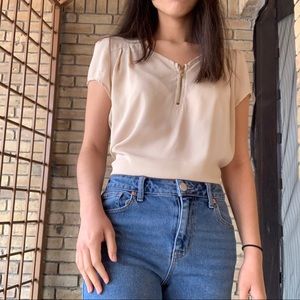 Beige blouse